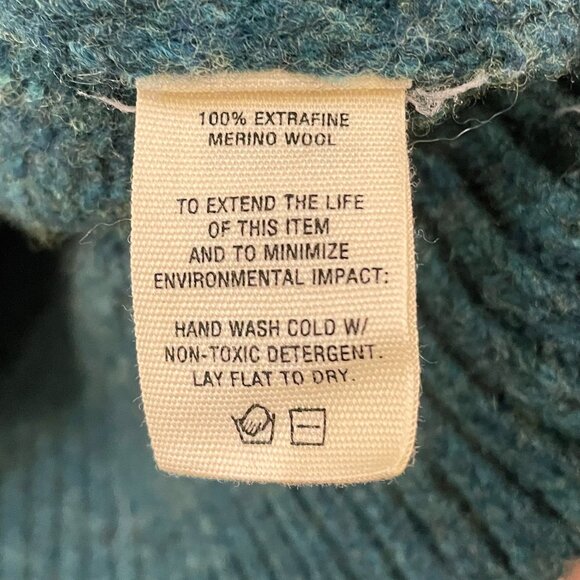 Alex Mill Teal Crew Neck Sweater - Picture 6 of 7